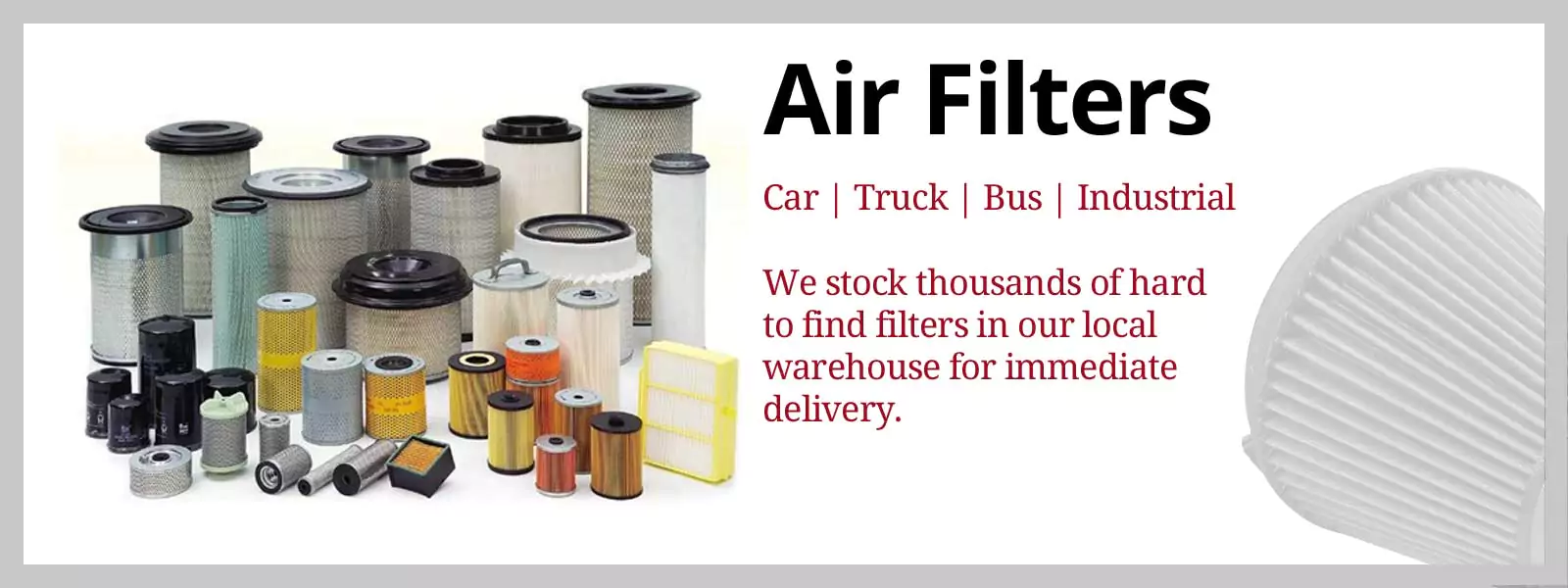 Auto Air Filters truck Air Filters industrial Air Filters